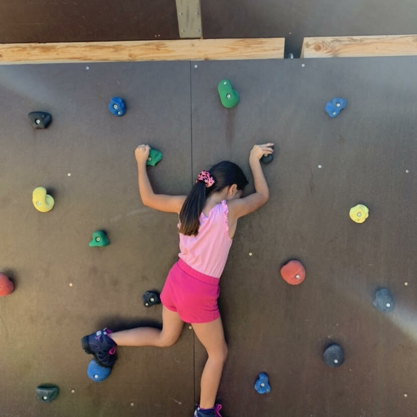 Alina in Kletterlaune